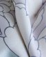 七五三 3歳女の子用被布[くすみカラー](被布)薄い鶯色に椿(着物)グレーに花の線画No.107V